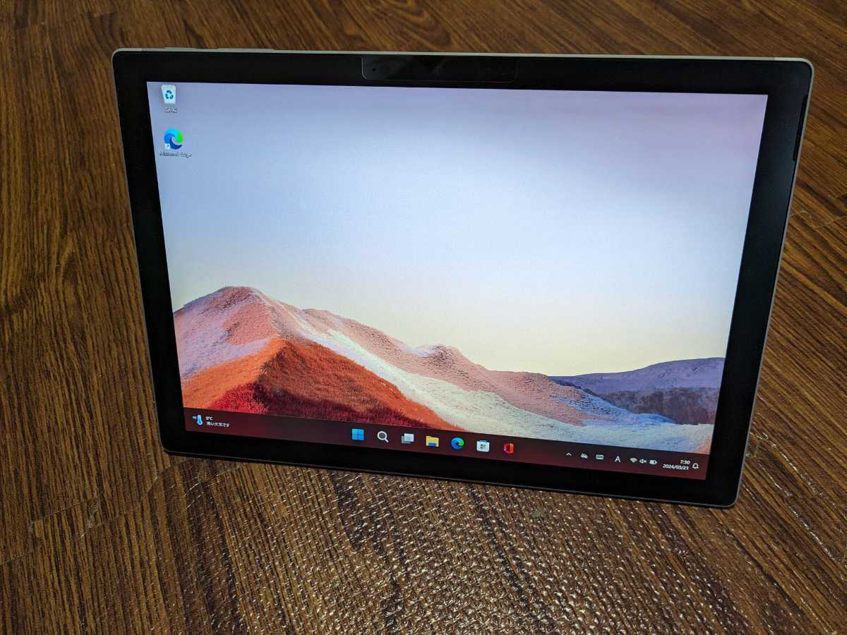 【即決】office付 Surface Pro7 12.3インチ Core i5-1035G4/8GB/128GB/Windows11_画像2