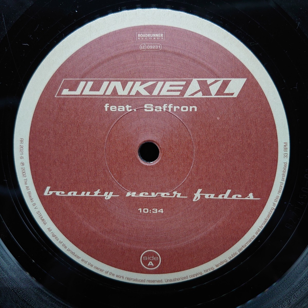 Junkie XL『Beauty Never Fades/Breezer』ジャンキーXL/2枚組/LP/レコード/#EYLP1692_画像3