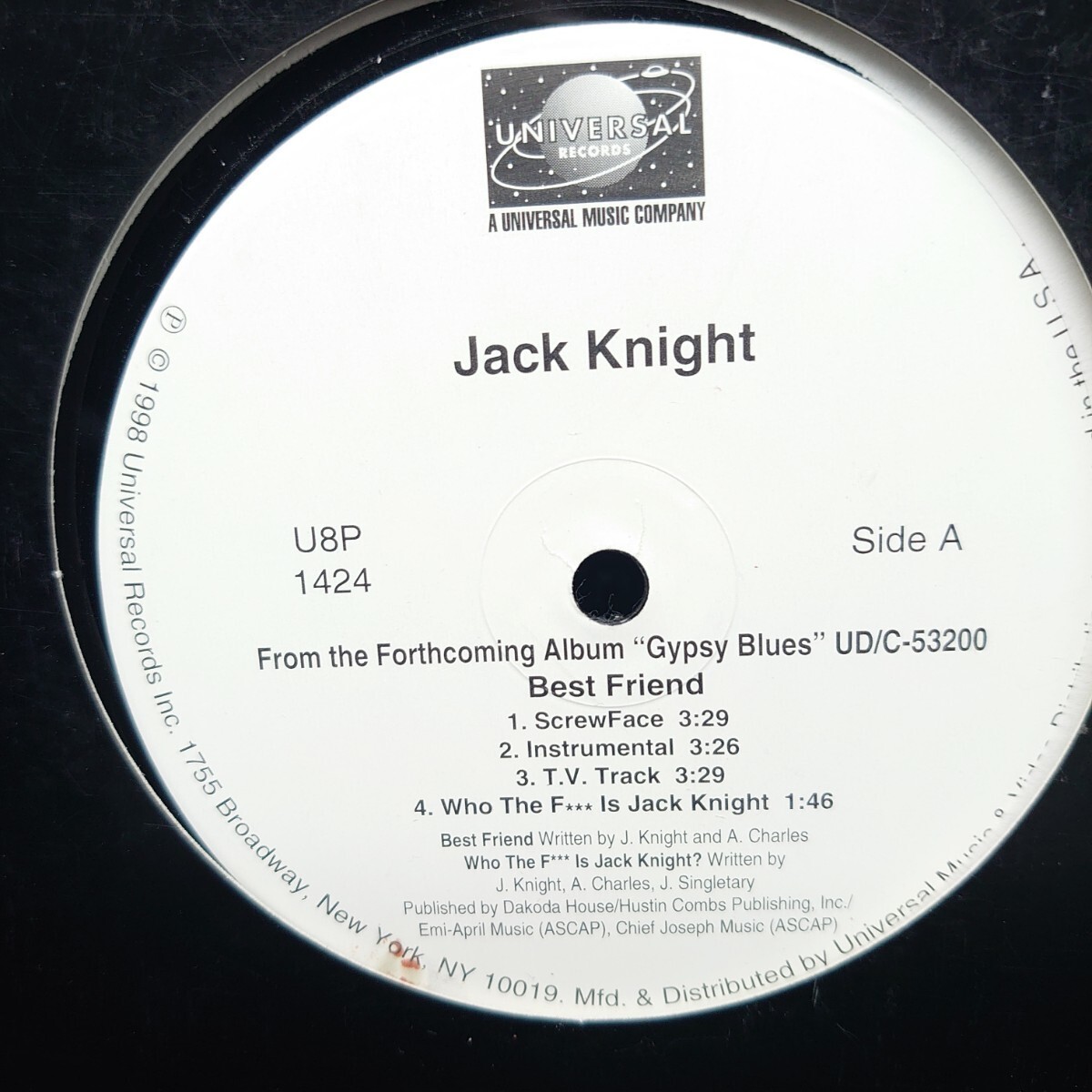 Jack Knight『Best Friend』US盤/LP/レコード/#EYLP1475_画像3