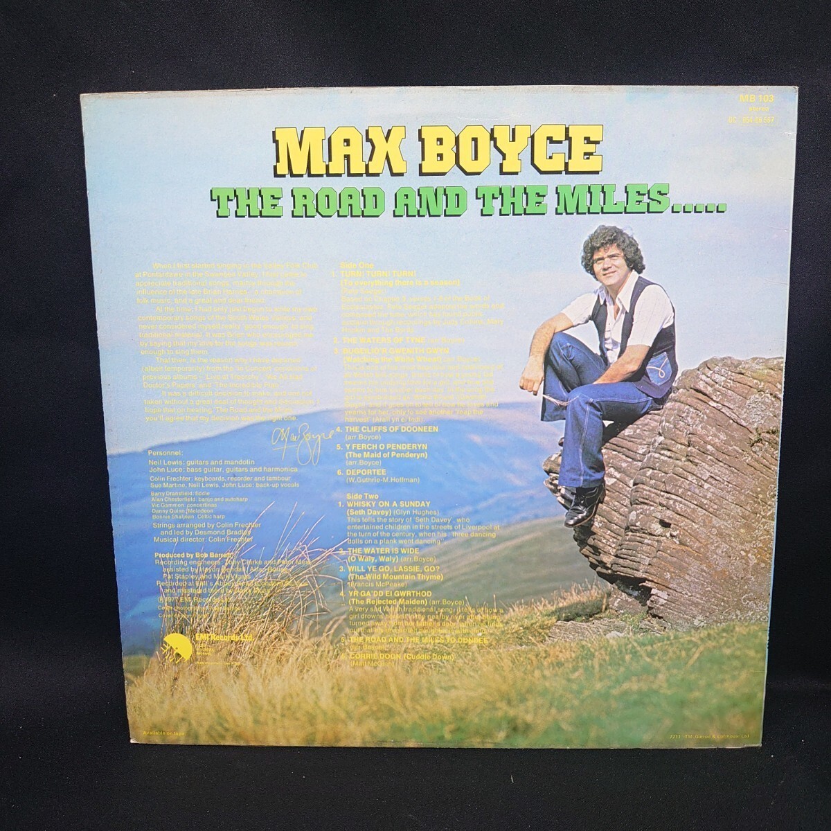 Max Boyce『The Road And The Miles』マックス・ボイス/LP/レコード/#EYLP2423_画像2
