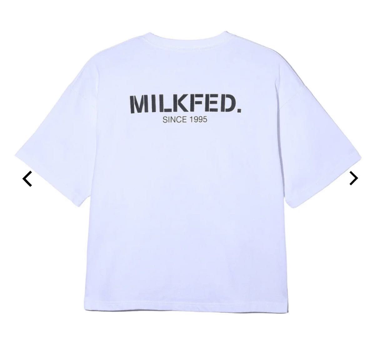 MILKFED BASIC S/S TEE ミルクフェド　新品未使用カラー　ホワイトサイズ　Ｌ