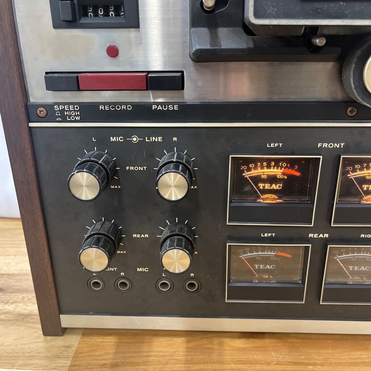 ③TEAC A-1340 オープンリールデッキ オーディオ ティアック レトロ Vintage _画像5