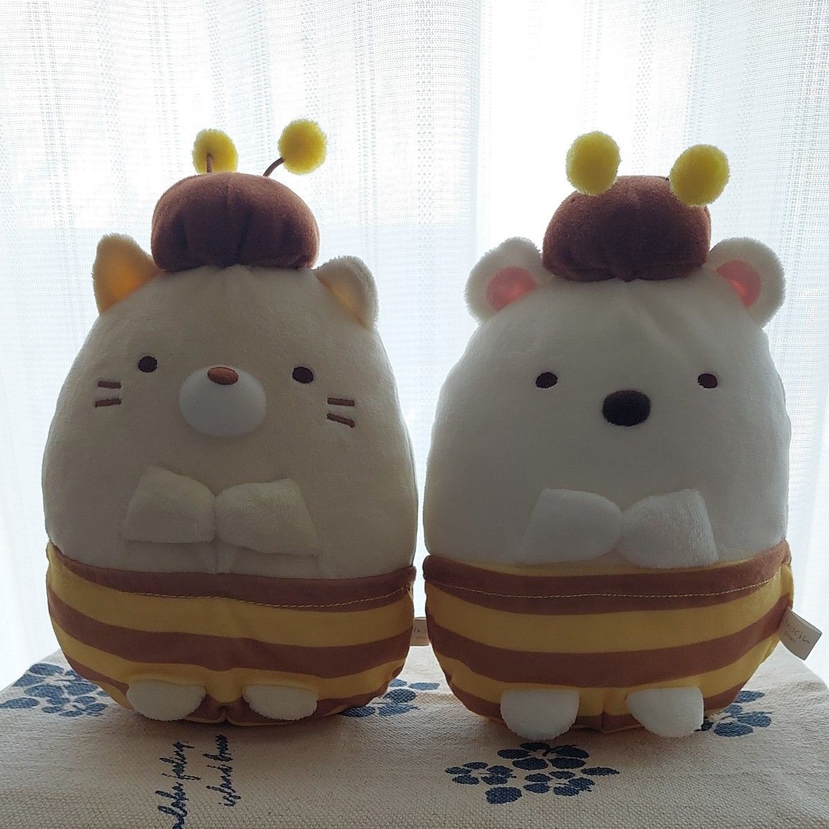 すみっコぐらし ミツバチになりきりぬいぐるみ しろくま ねこ  非売品