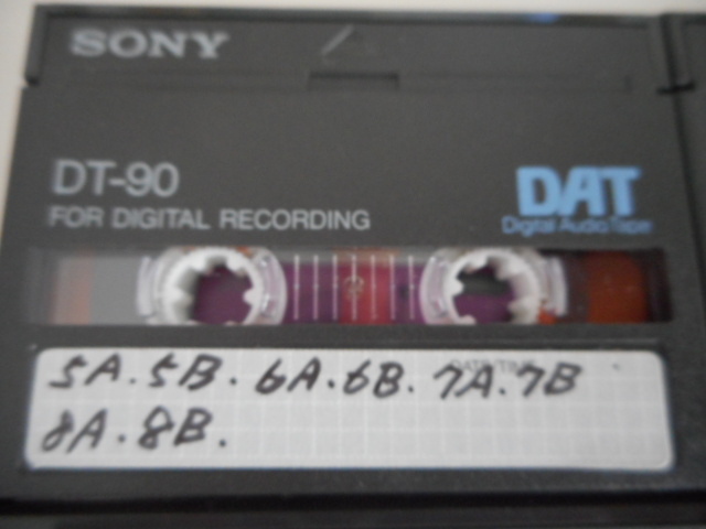 DAT　SONY ソニー DT-120　DT-90　DT-60　DATテープ使用済み4本_画像3