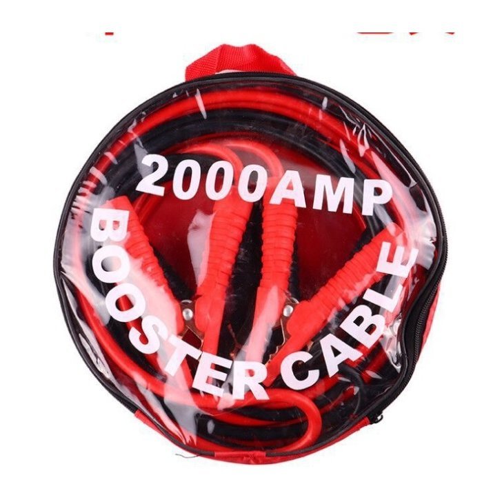  booster cable 4m 12v 24v correspondence large car 2000a isolation cover new goods prompt decision! storage case attaching!
