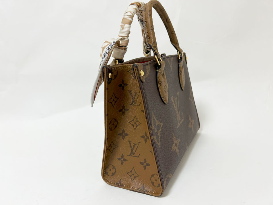 LOUIS VUITTON ルイヴィトン モノグラム リバース オンザゴーPM トートバッグ バンドーBB・アルティメット M46373 M79588 超美品_画像3