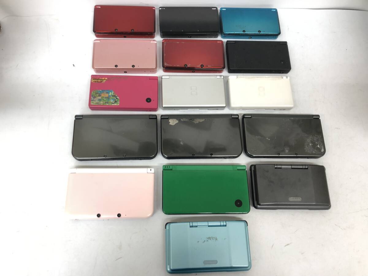 Nintendo DS Lite/New 3DS LL/3DS LL/DS i LL/3DS/DS i/DS初代 本体 計