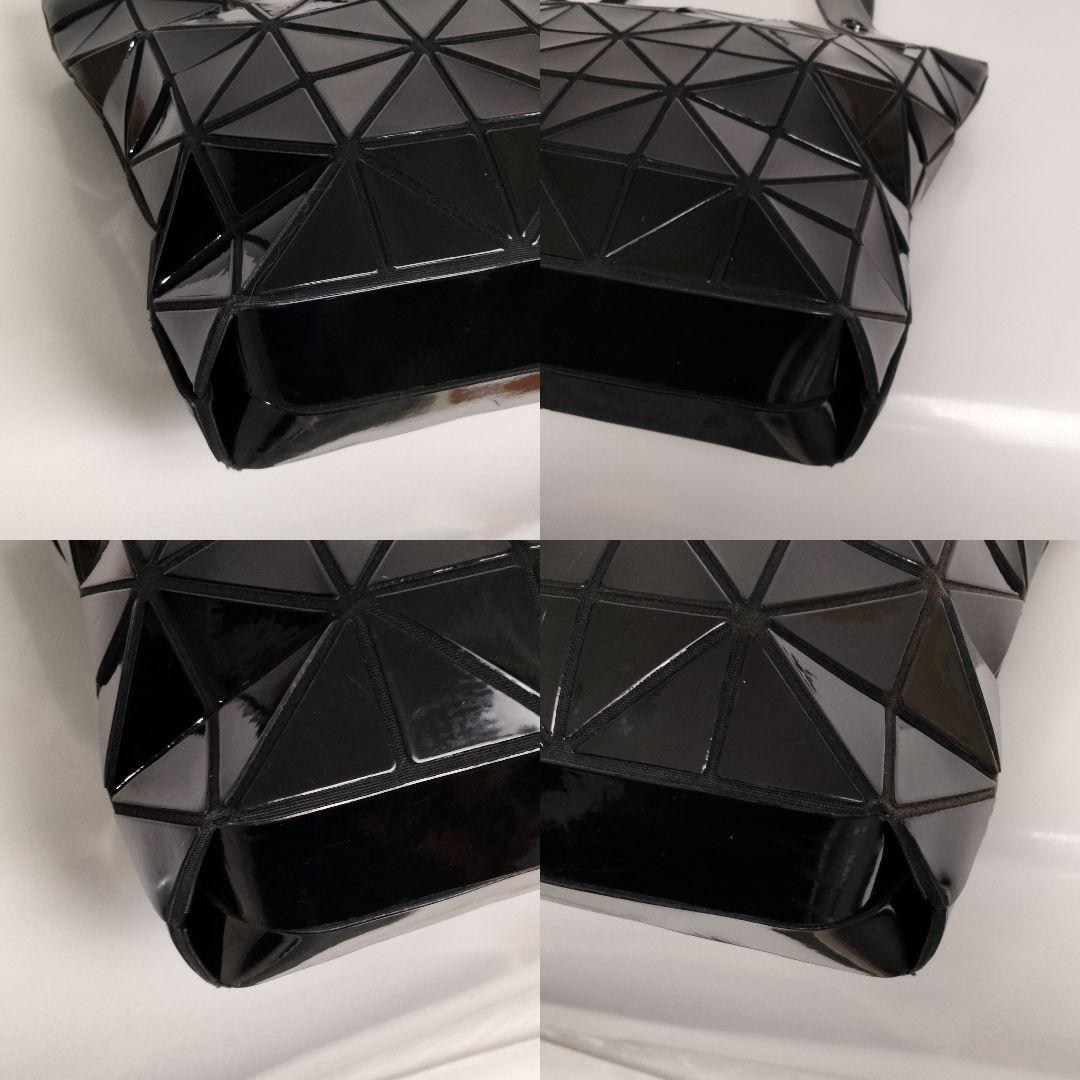 【送料無料】良品 BAO BAO ISSEY MIYAKE バオバオ イッセイミヤケ トートバッグ ハンドバッグ 肩掛け A4可能 マチあり ブラック 黒_画像6