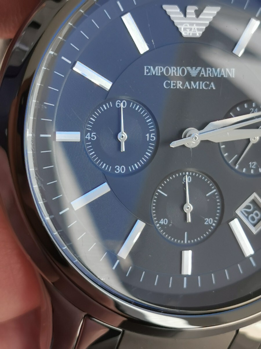 エンポリオアルマーニのセラミックの腕時計の画像6