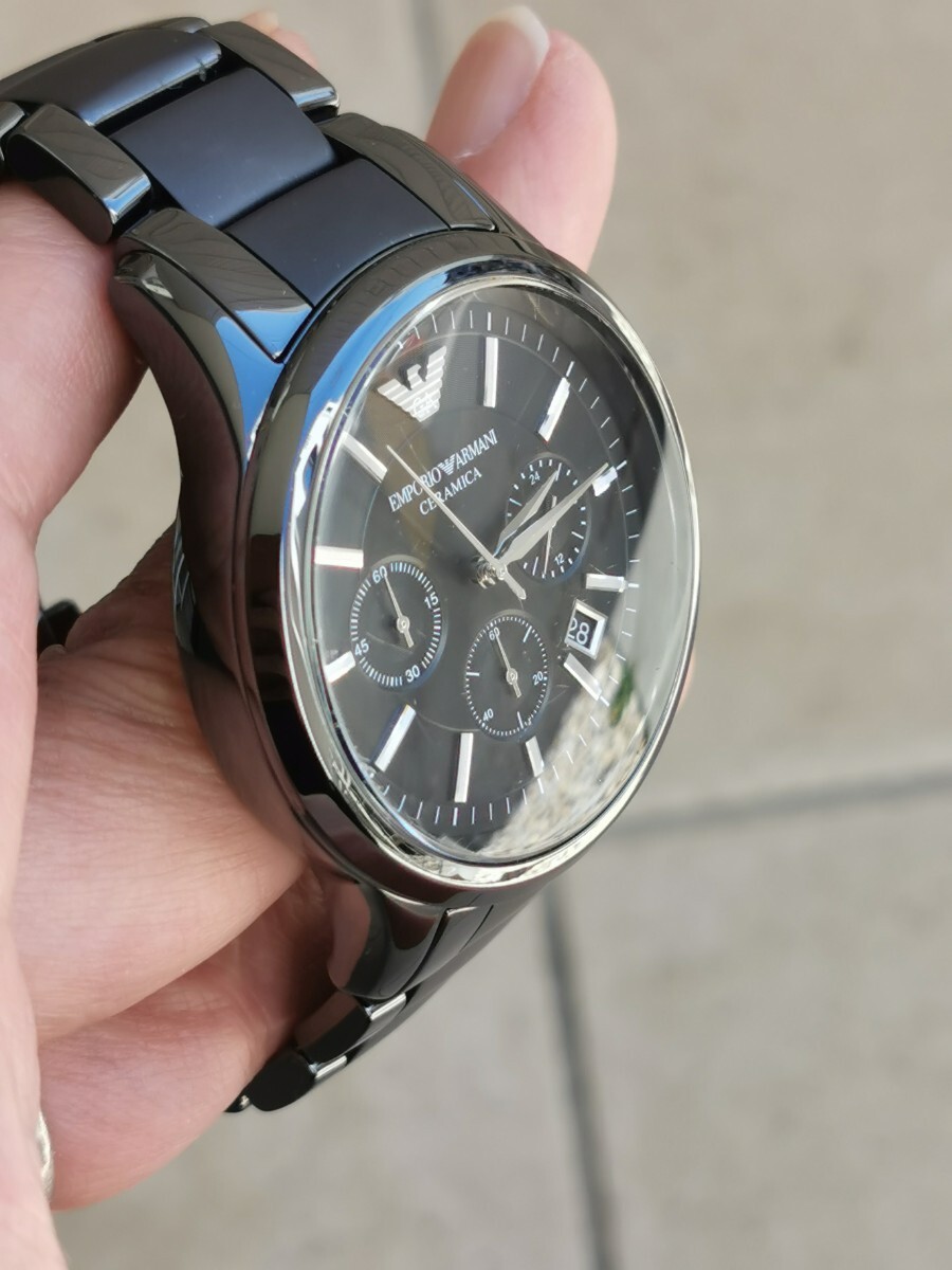 エンポリオアルマーニのセラミックの腕時計の画像5