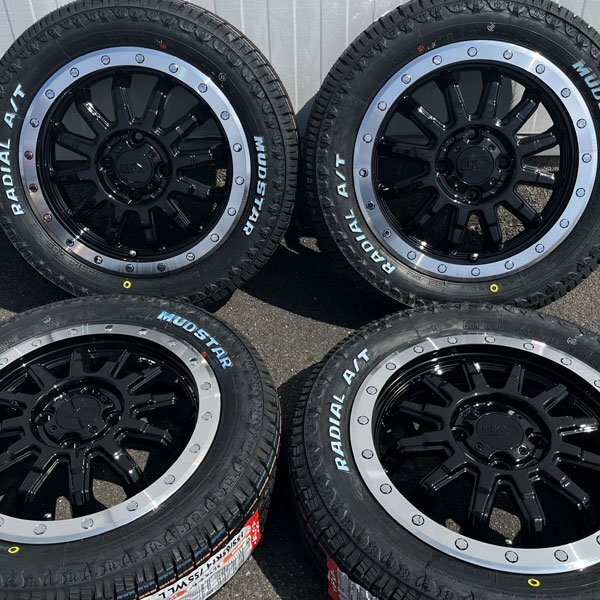 155/65R14 14インチ タイヤホイール ハイゼットカーゴ S320V S321V S330V S331V 新品 4本セット マッドスター ラジアルAT ホワイトレター_画像7