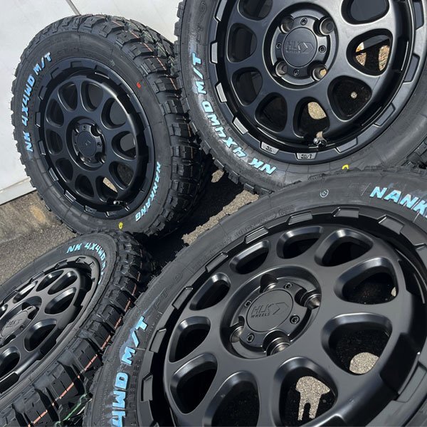 14インチ 新品 タイヤホイール4本セット エブリイ DA17V DA64V DA62V ナンカン FT-9 165/65R14 リフトアップ マッドタイヤ ホワイトレター_画像4