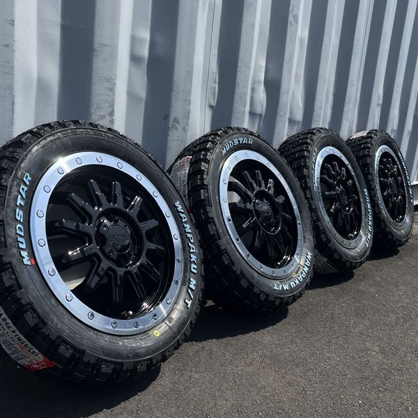 S320G S321G S330G アトレーワゴン 14インチ 155/65R14 ホワイトレター 新品 タイヤホイール 4本セット マッドスター ワンパクMT_画像5