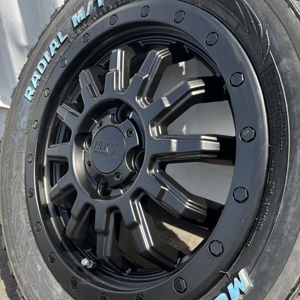 マッドスター ラジアル MT マッドタイヤ ホワイトレター 14インチ 165/65R14 タイヤホイール 新品 4本セット ハイゼット ジャンボ NVAN_画像7