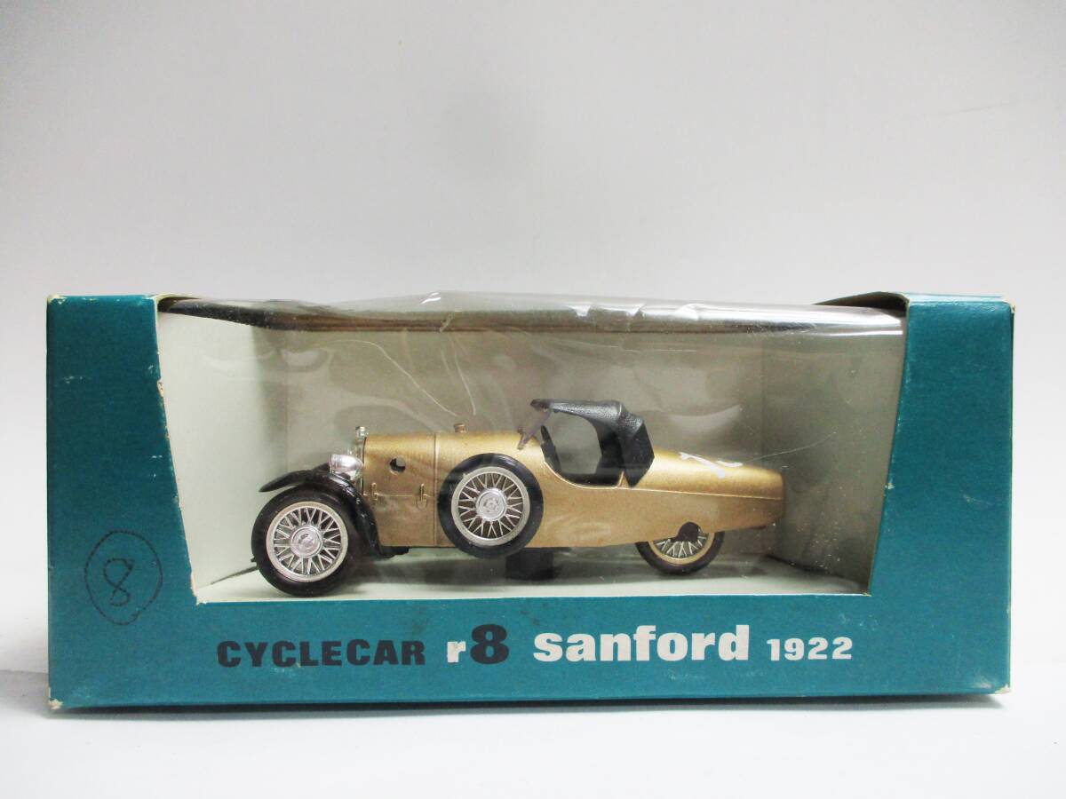 《ジャムルK》 hc0326-131◆送料無料◆ brumm　ブルム　CYCLECAR　サイクルカー　r7　r8　sanford　1922　1/43　イタリア製　２点セット_画像6