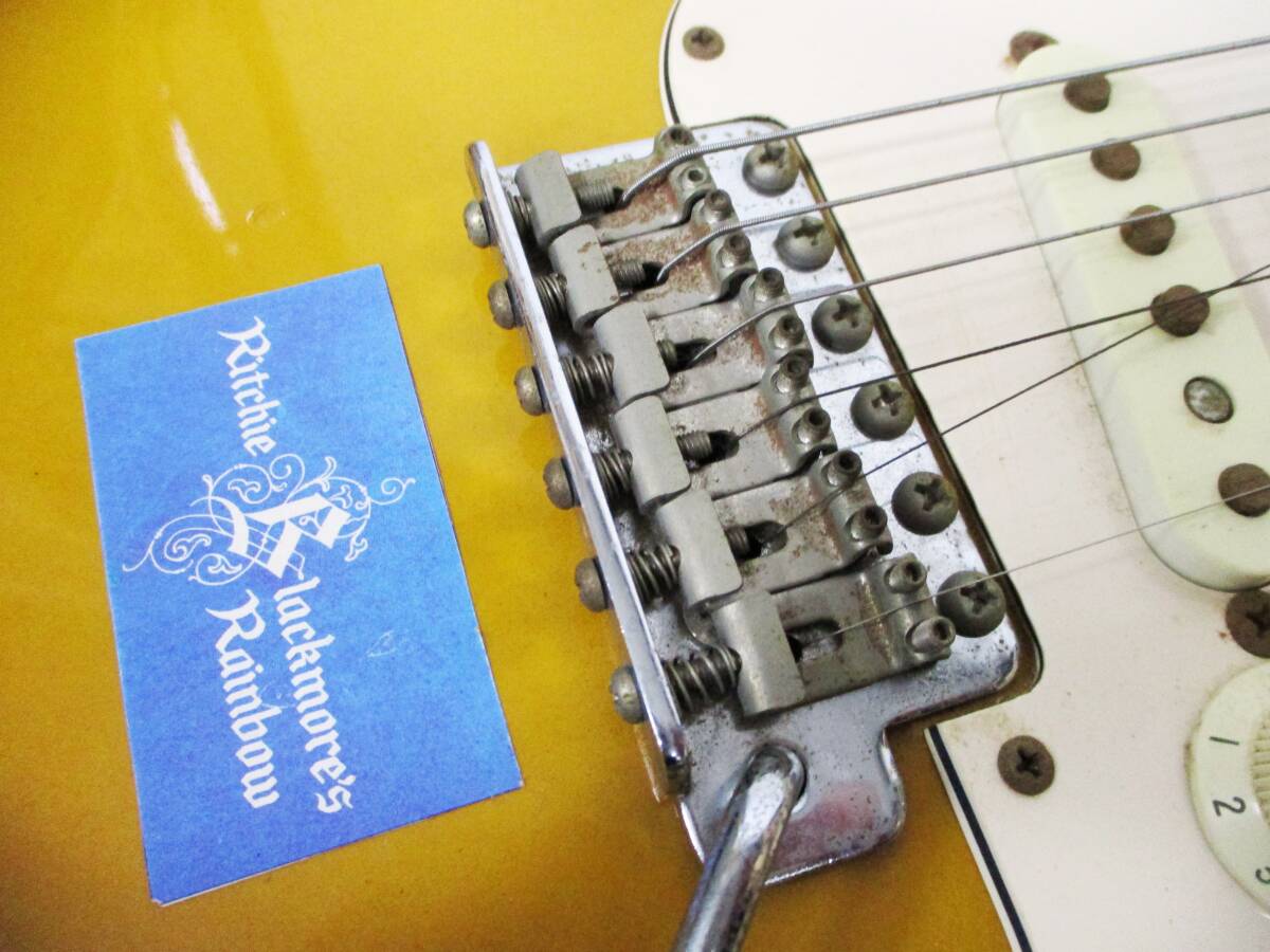 《ジャムルK》 hc0326-115◆送料無料◆ Fender JAPAN フェンダー ジャパン ストラトキャスター Oシリアル エレキギター 状態難ありの画像3