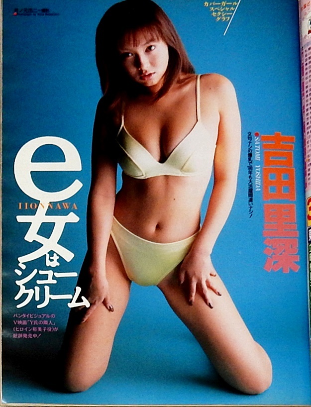 Dr.ピカソ 1998年02月号 吉田里深 須之内美帆子 上原あやか 若菜瀬奈 田村りおん 森本みう アイドルテレカ特集　ほか_画像3