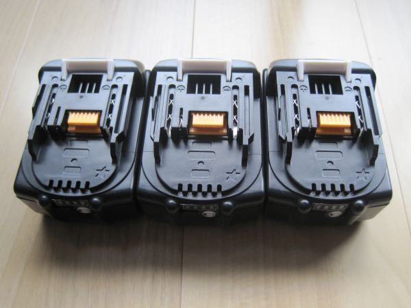 新品3個 BL1860B 3個セット　マキタ 18V BL1860b 赤ランプ 残量表示 マキタ互換バッテリー 6.0Ah BL1830 BL1850 BL1860