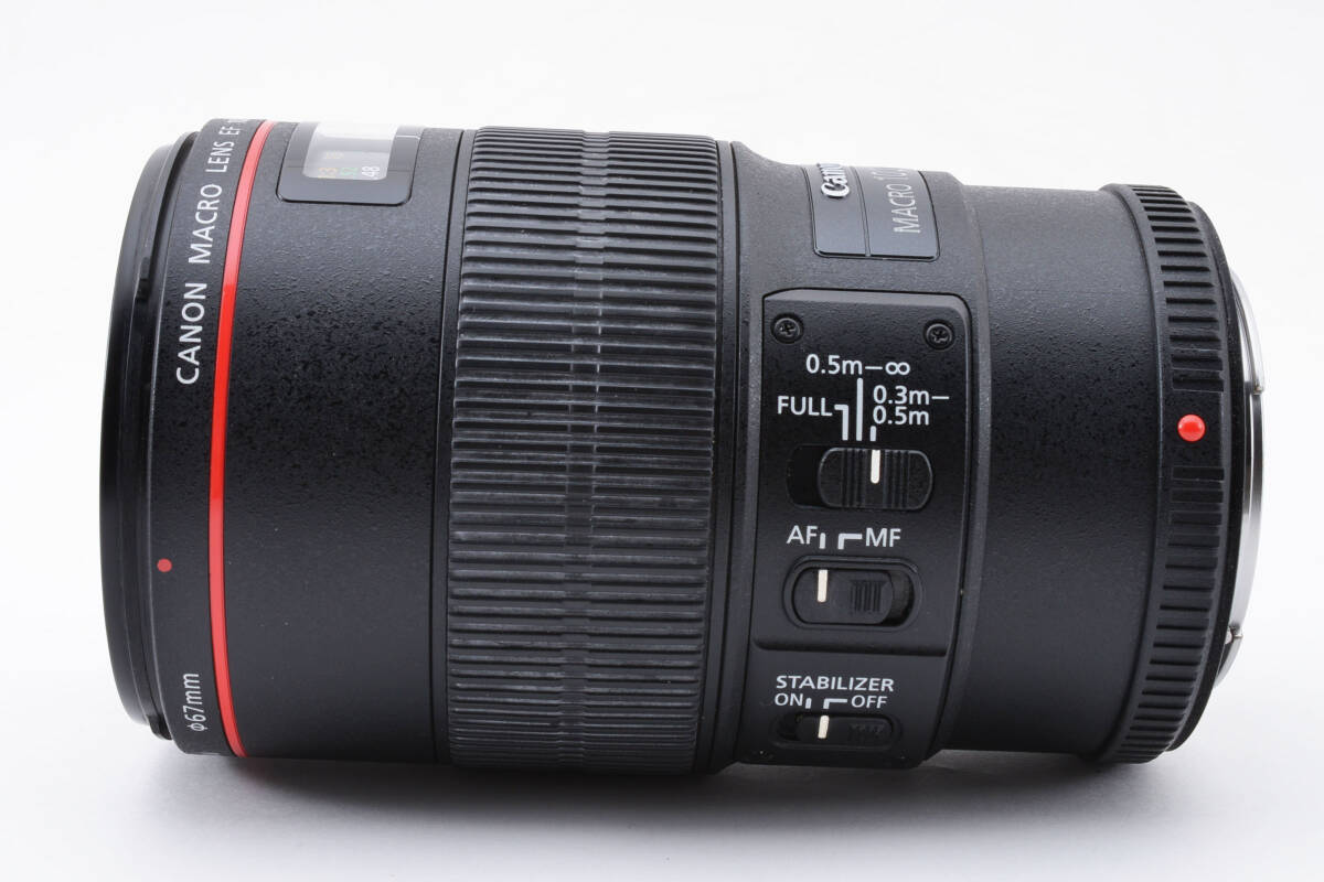 ★外観極上品★CANON キヤノン 単焦点マクロレンズ EF100mm F2.8L マクロ IS USM フルサイズ対応…★6811の画像8