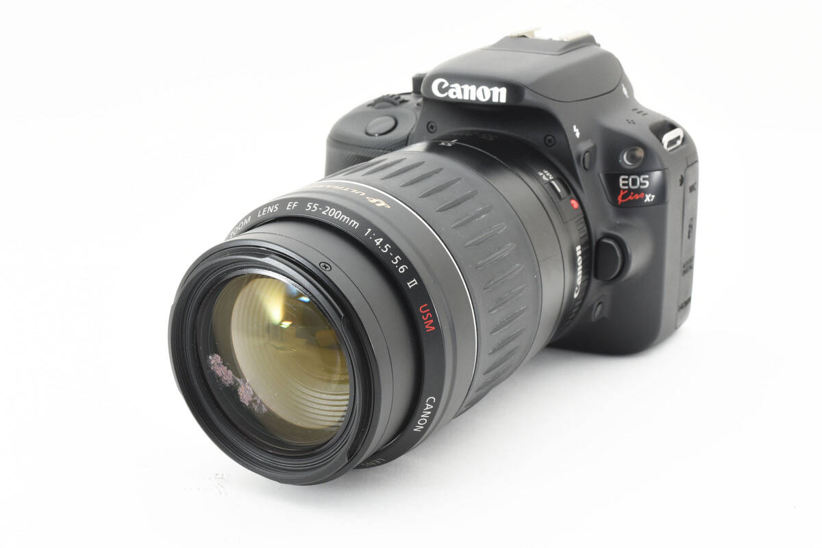 ★超極上美品★CANON キヤノン eos kiss x7 ダブルレンズ 遠近両用でお買い得★7135_画像3