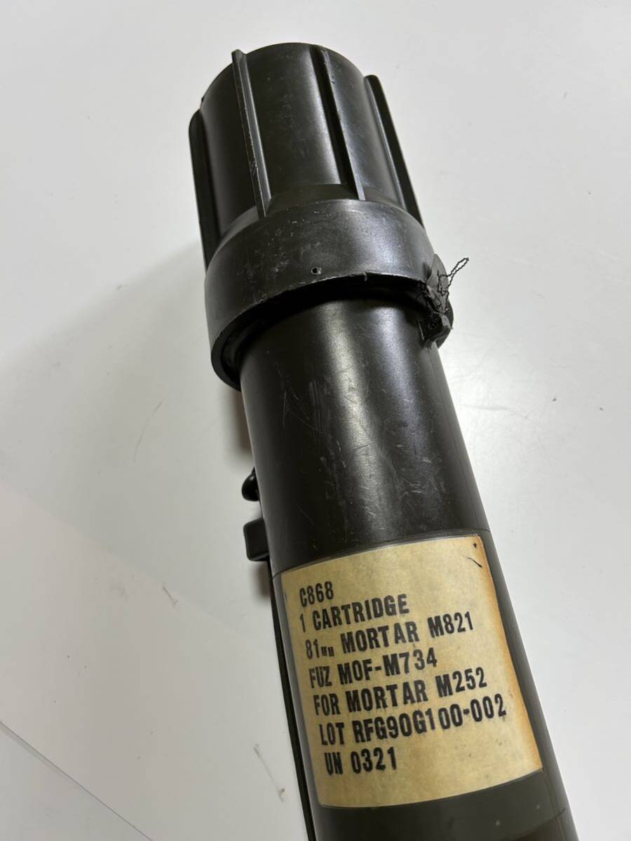 ROCKET HE66MM ANTITANK M72A2 ロケットランチャー バズーカ 砲弾ケース 現状品_画像9