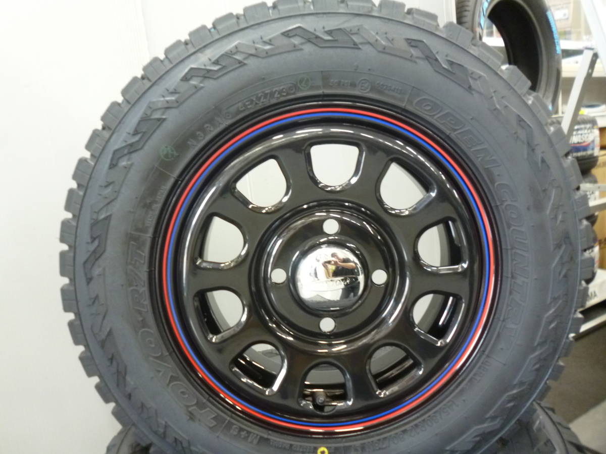 TOYO・オープンカントリーR/T★145/80R12 80/78Nデイトナ★新品タイヤホイル★エブリー・キャリー・サンバー・クリッパー・軽トラ・軽バンG_画像4