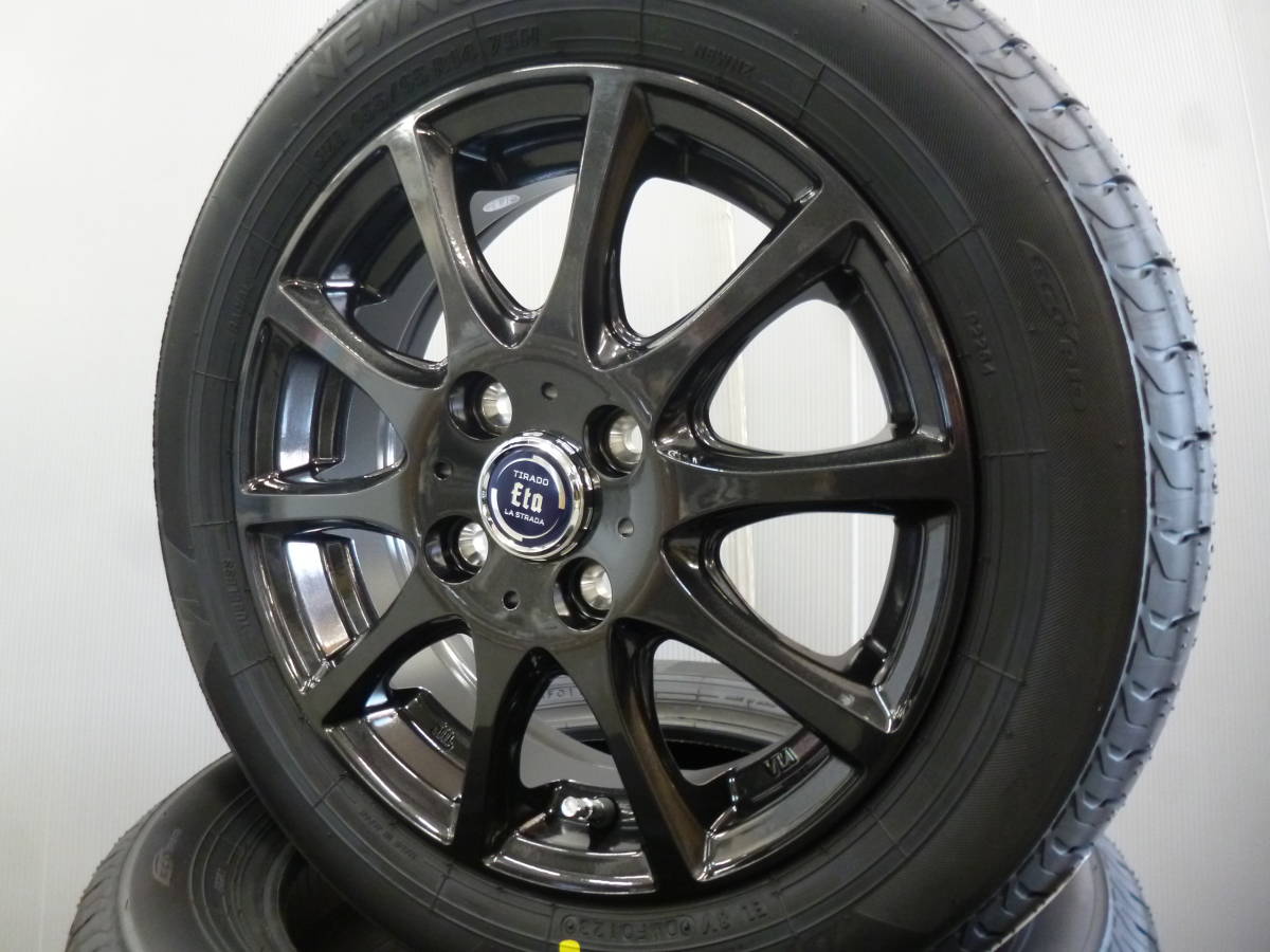 新品・ブリヂストンNEWNO★155/65R14セット★軽自動車ムーブタントフレアスペーシアNボックスワゴンRミラアルトシフォンデイズルークス★_画像3