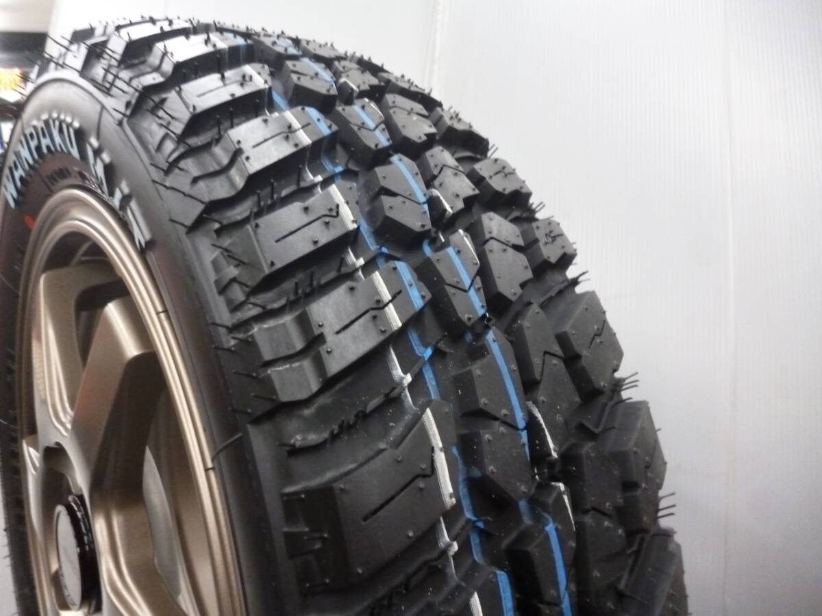 ★新品マッドスターM/T・S6ブロンズ★155/65R14セット★ホワイトレター★軽トラ・軽バン・ハイゼット・エブリー・キャリー等★G_画像5