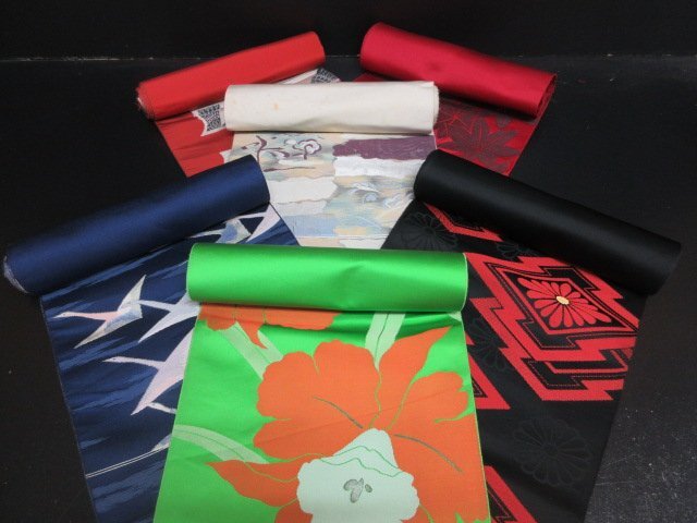  б/у obi земля переделка шелк .. совместно 6шт.@ ткань сумка шитье . futoshi тамбурин без тарелочек рисунок модный высококлассный Япония традиция симпатичный вышивка [ сон работа ]**