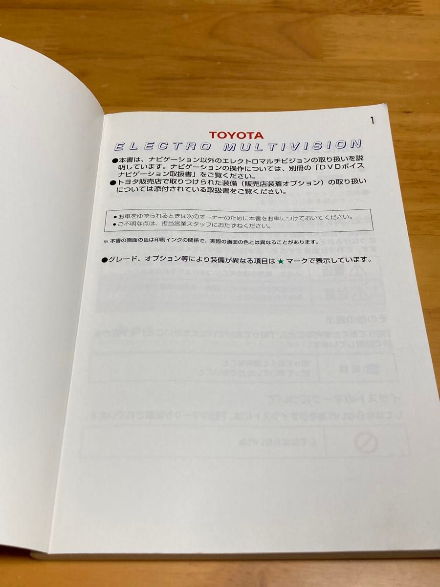 トヨタ　プリウス20系　取り扱い説明書　3冊 TOYOTA 取扱説明書