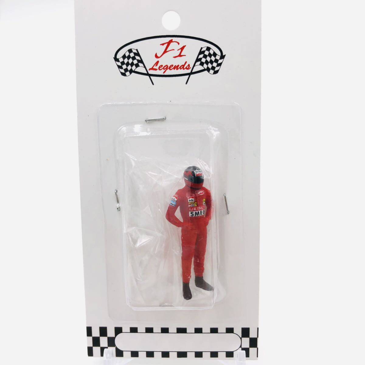 ジル・ヴィルヌーブ 1/43 フィギュア F1ドライバー フェラーリ（赤ver.）の画像1