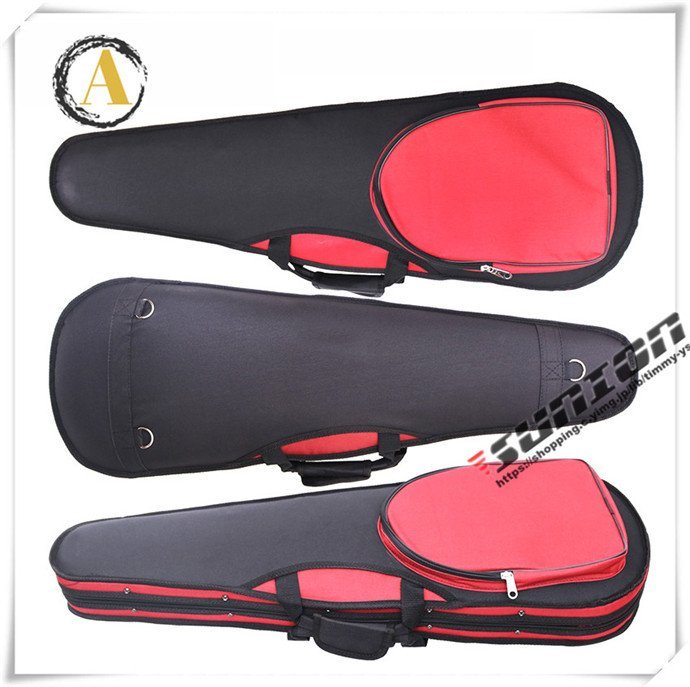 VIOLIN CASE バイオリンケース 楽器 管楽器 600Dオックスフォード 軽量 防撥水 ケース 三角型 3WAY リュック_画像3