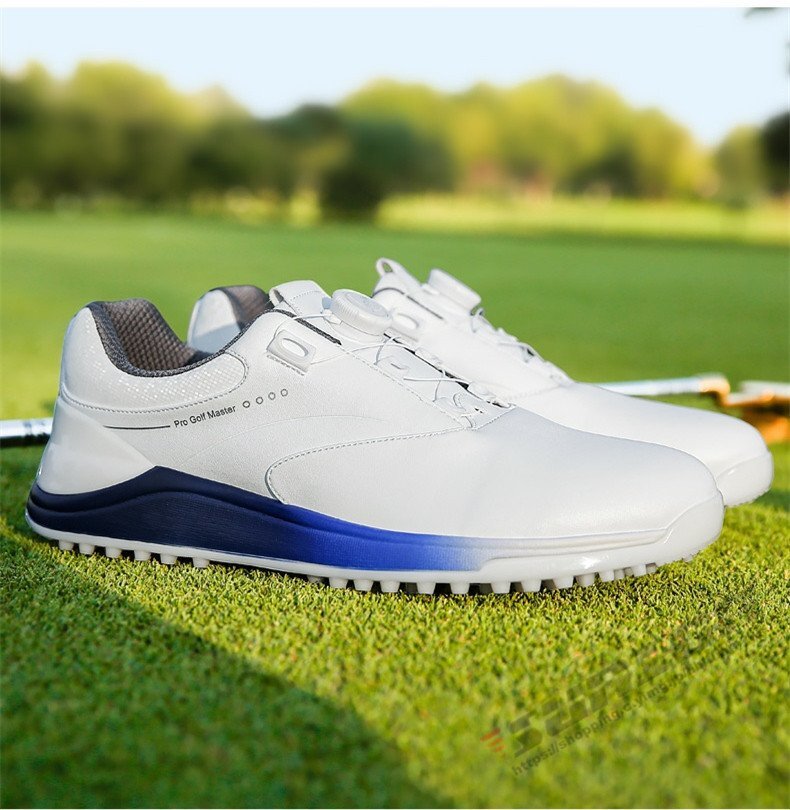 ゴルフ ゴルフシューズ ダイヤル式 ソフトスパイク メンズ スパイクシューズ スニーカー 靴 紳士 防水 人工皮革_画像8