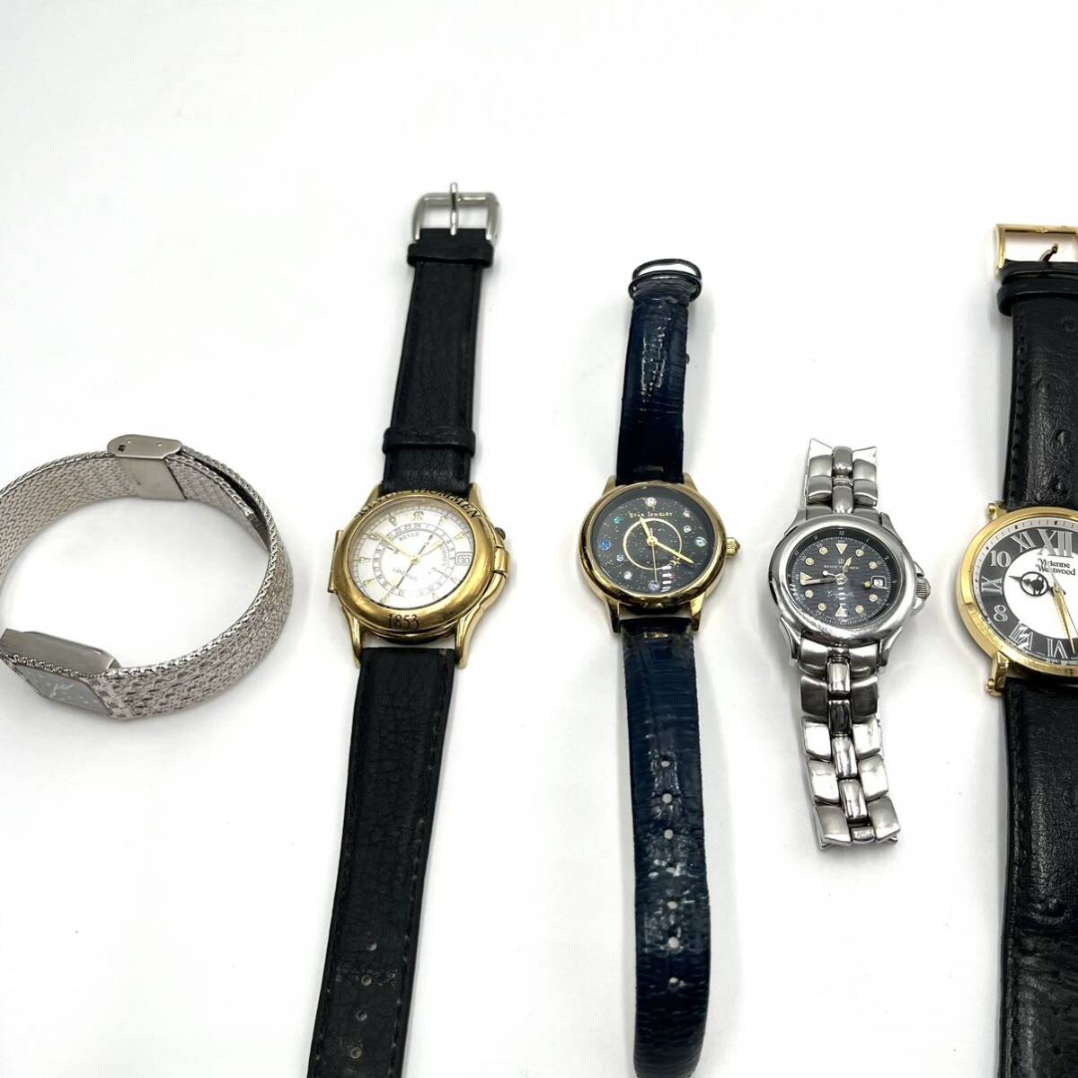 1円 【まとめ売り】 腕時計 7本まとめ ロンジン LONGINES ヴィヴィアンウエストウッド Vivienne Westwood レビュートーメン Revue Thommen_画像5