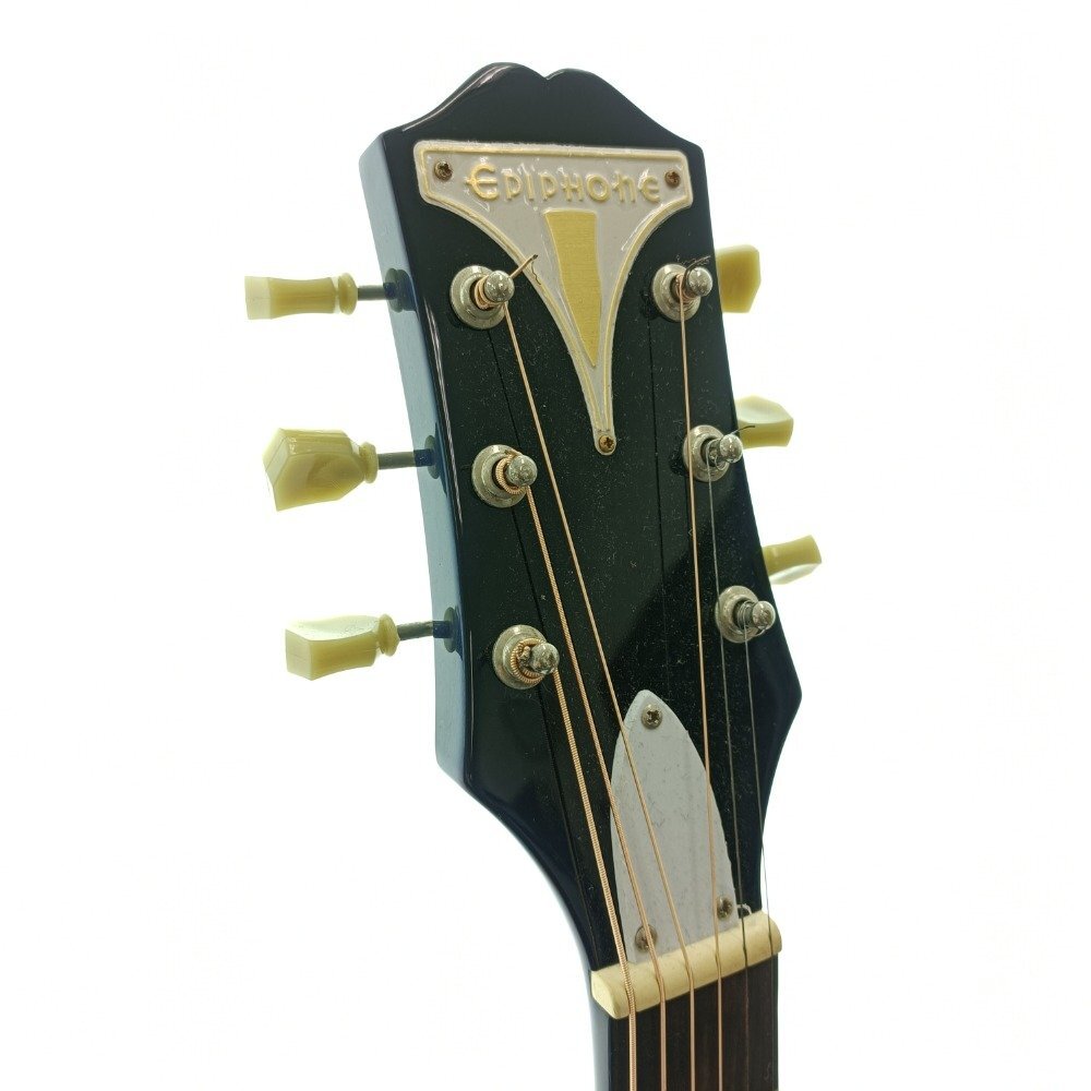 EPIPHONE エピフォン Acoustic Guitar アコースティック ギター GUARANTEED PRO-1 TL ブルー ケース アコギ フォーク 弦楽器 中古_画像6