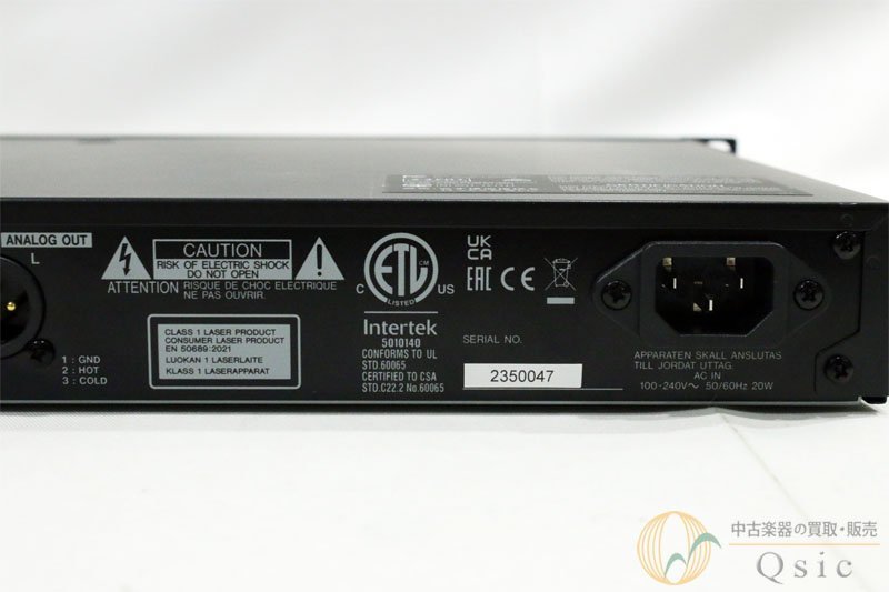 [良品] TASCAM CD-400U Bluetooth/AM・FMチューナー搭載CD/SD/USBプレーヤー 2023年製 [NK355]_画像9