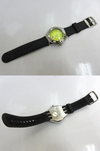 SWATCH/スウォッチ：IRONY SCUBA 200 クオーツ アイロニー スキューバ 動作品/中古/USED_画像4