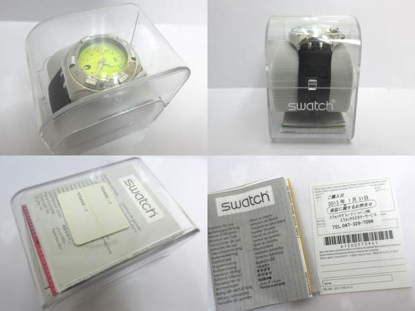 SWATCH/スウォッチ：IRONY SCUBA 200 クオーツ アイロニー スキューバ 動作品/中古/USEDの画像2