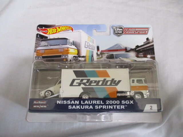  HOT WHEELS TEAM TRANSPORT NISSAN LAUREL 2000 SGX SAKURA SPRINTER (#2)_画像1