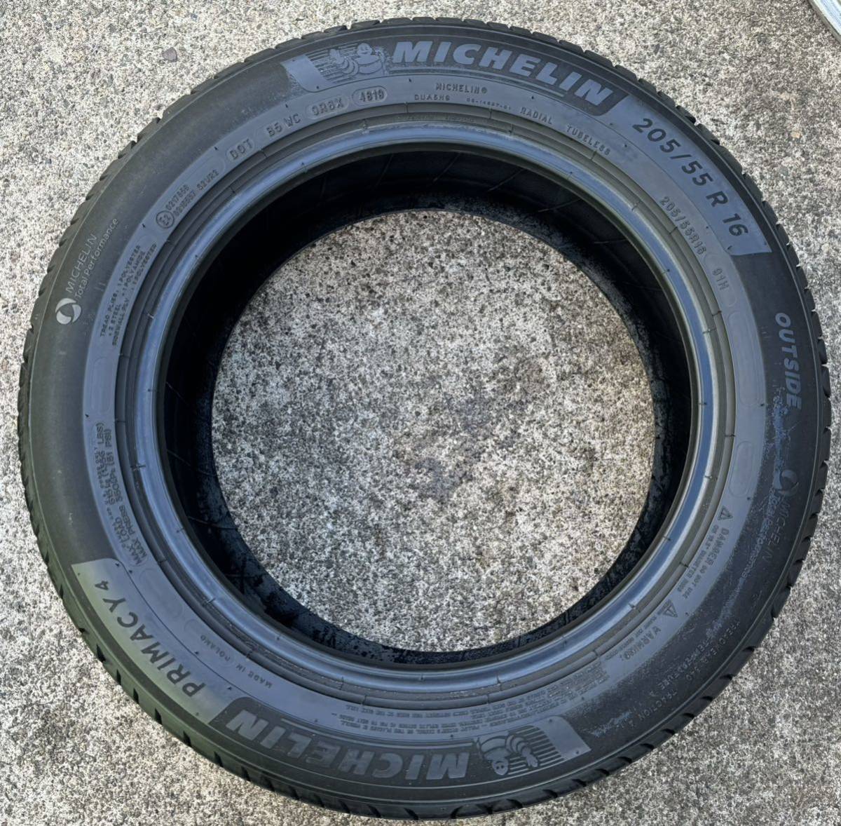 中古タイヤ 205/55R16 91H ラジアルタイヤ 4本セット ミシュラン MICHELIN PRIMACY 4 ★AN205_画像5