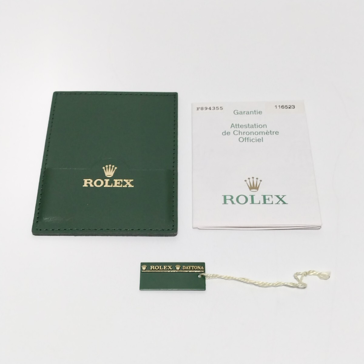 ROLEX ロレックス ギャランティ 116523 保証書 カードケース デイトナ DAYTONA A-52301の画像1