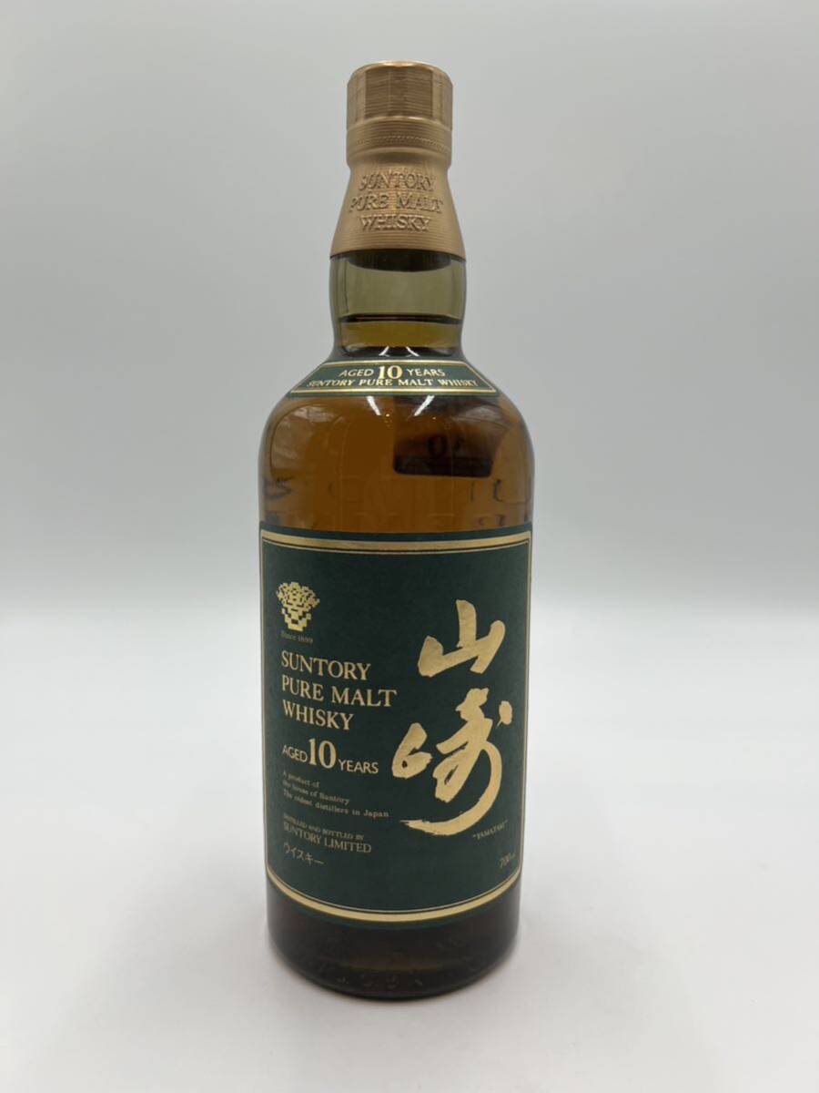 【未開封】山崎 10年 ウイスキー ピュアモルト グリーンラベルSUNTORY サントリー 700ml PURE MALT WHISKY YAMAZAKI #Earth78の画像1