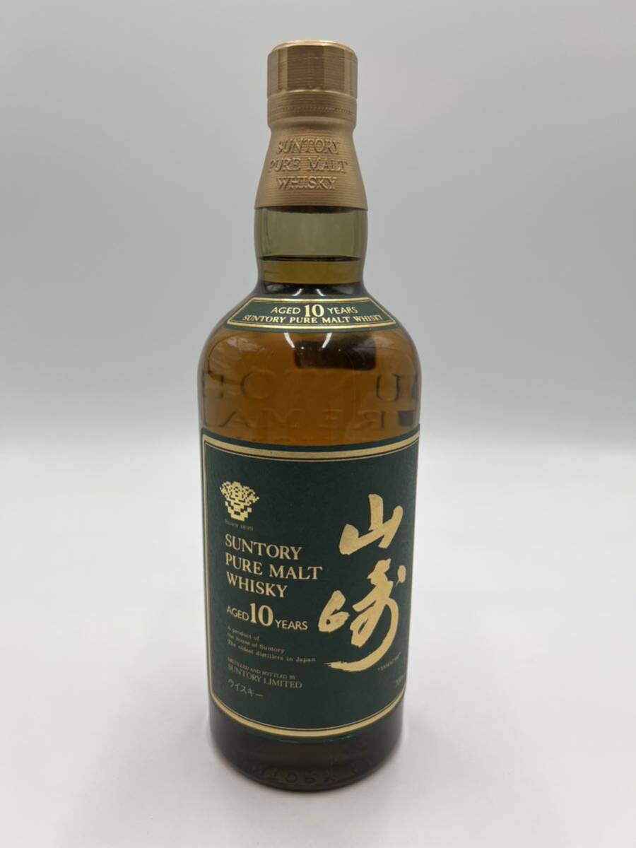 【未開封】山崎 10年 ウイスキー ピュアモルト グリーンラベルSUNTORY サントリー 700ml PURE MALT WHISKY YAMAZAKI #Earth79の画像1