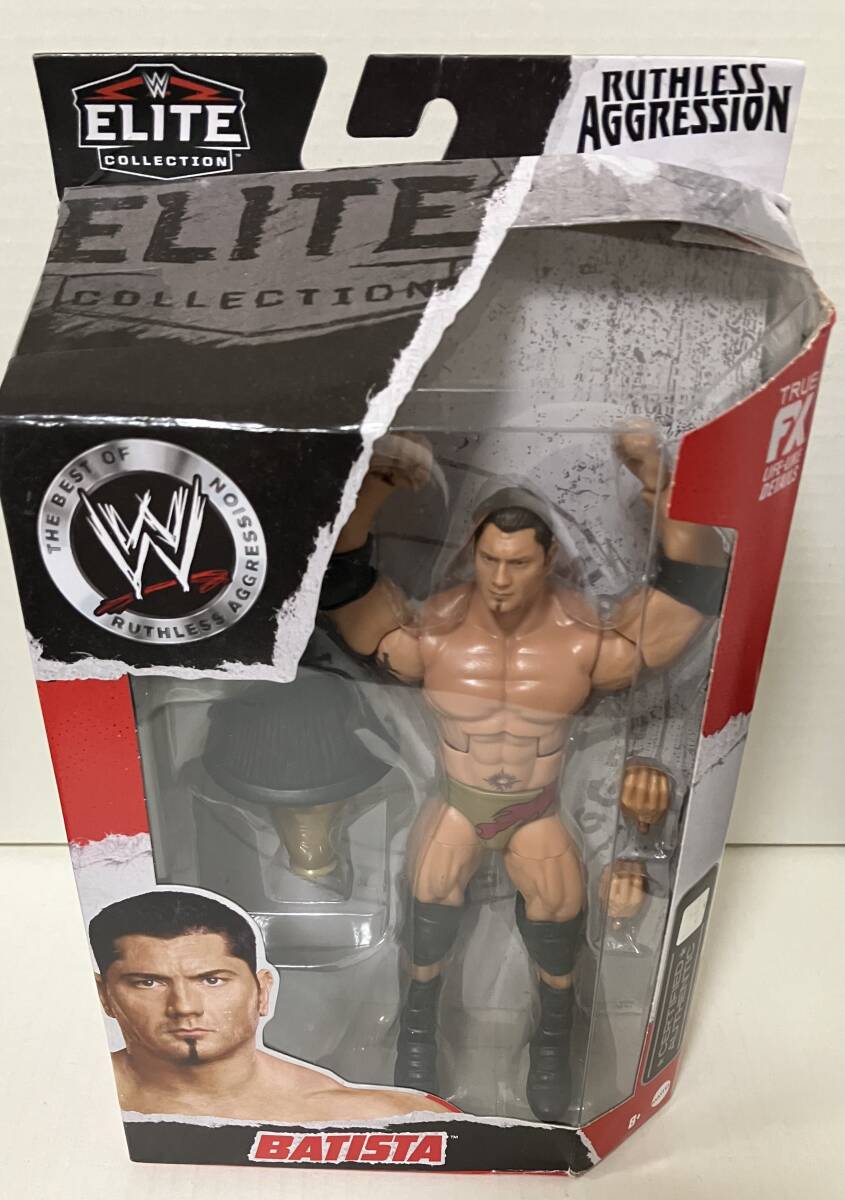 WWE Mattel Elite Dave Batista バウティスタ マテル WWF プロレスフィギュア_画像1