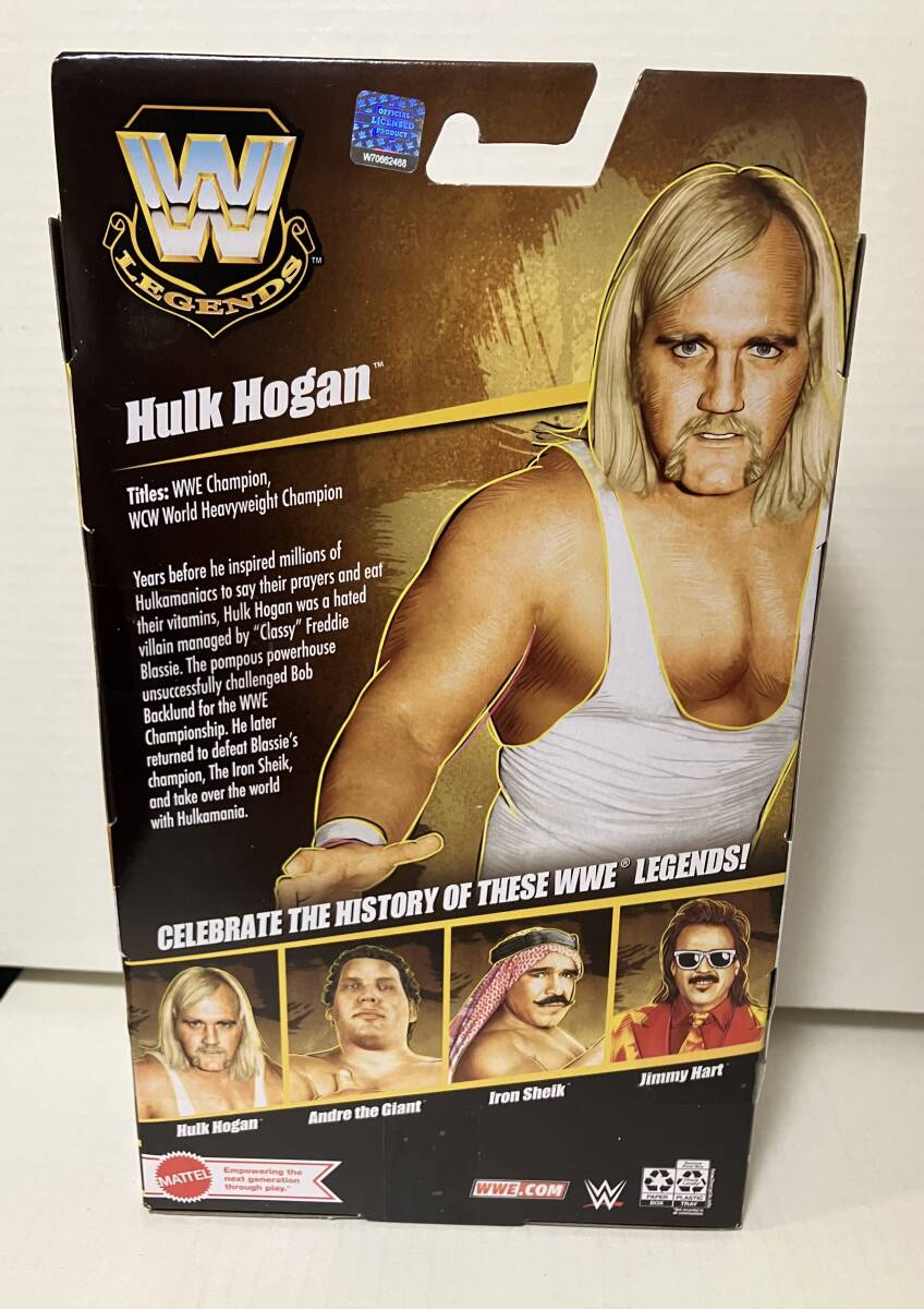 WWE Mattel Elite Hulk Hogan ハルク・ホーガン WWF プロレスフィギュア 新品未開封 _画像2