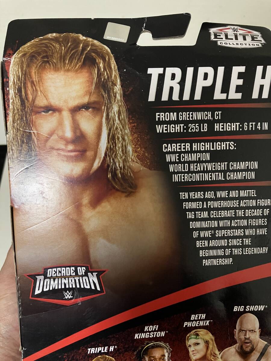 WWE Mattel Elite Triple H トリプルH マテル WWF プロレスフィギュア_画像3