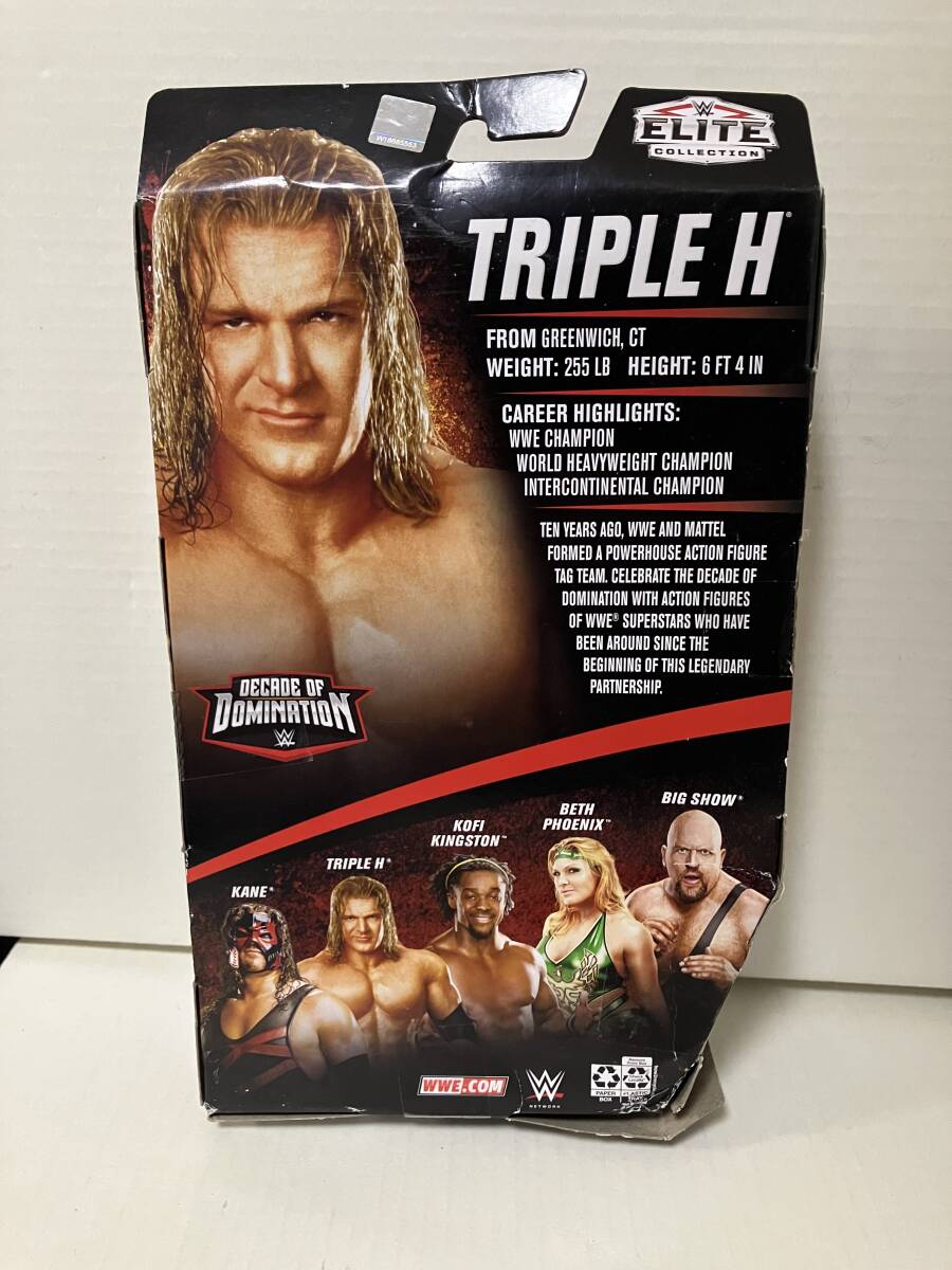 WWE Mattel Elite Triple H トリプルH マテル WWF プロレスフィギュア_画像2