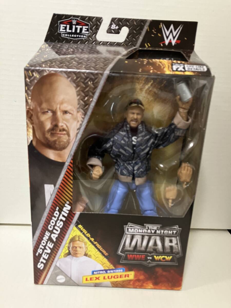 WWE Mattel Elite Monday Night Wars Stone Cold Steve Austin WWF プロレスフィギュア 新品未開封_画像1