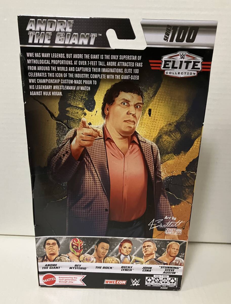 WWE Mattel Elite Andre The Giant マテル アンドレ・ザ・ジャイアント フィギュア Chase版 WWF プロレスフィギュア 新品未開封の画像2