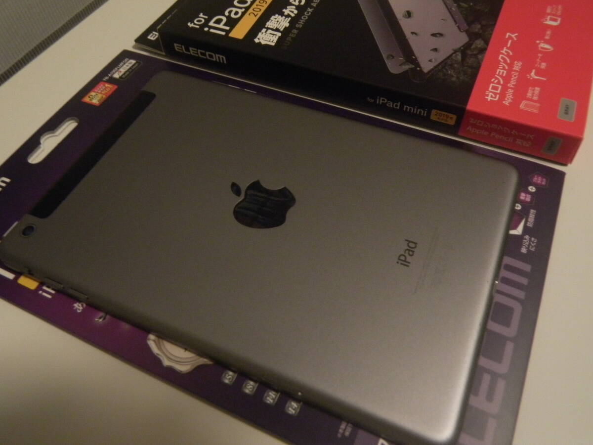 美品！Apple iPad mini 2 16GB ME800J/A A1490 スペースグレイ Wi-Fi+Cellular　おまけ付き！_画像3